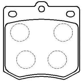 Brake Pad Set, disc brake (HP8228)