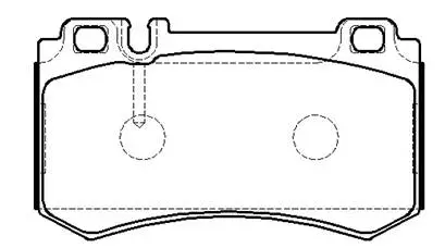 Brake Pad Set, disc brake (HP9959)