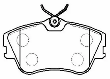 Brake Pad Set, disc brake (HP8526)