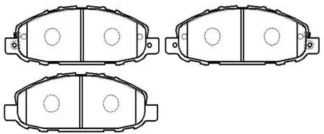Brake Pad Set, disc brake (HP8373)