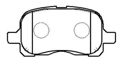 Brake Pad Set, disc brake (HP8476)