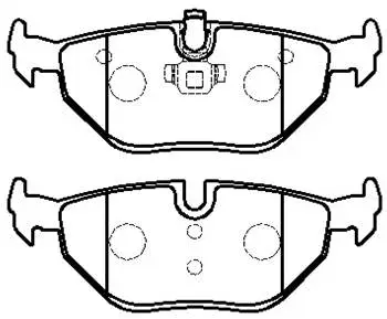Brake Pad Set, disc brake (HP5184)