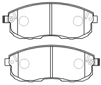 Brake Pad Set, disc brake (HP5140)
