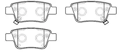 Brake Pad Set, disc brake (HP9152)