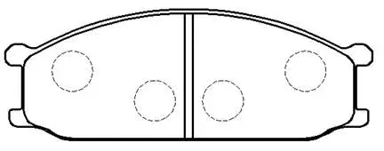 Brake Pad Set, disc brake (HP9253)