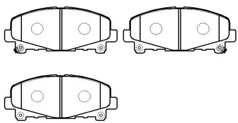 Brake Pad Set, disc brake (HP9930)