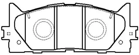 Brake Pad Set, disc brake (HP5242)