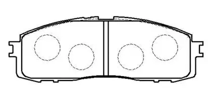 Brake Pad Set, disc brake (HP9102)
