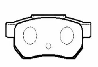 Brake Pad Set, disc brake (HP8168)