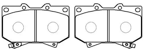 Brake Pad Set, disc brake (HP5087)