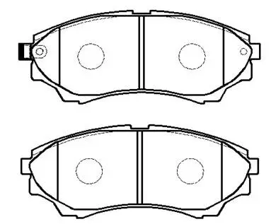 Brake Pad Set, disc brake (HP9190)