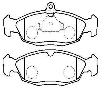 Brake Pad Set, disc brake (HP8375)