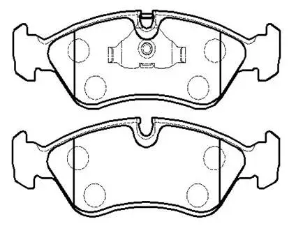 Brake Pad Set, disc brake (HP8381)