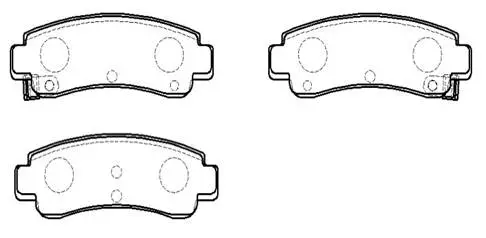 Brake Pad Set, disc brake (HP9017)