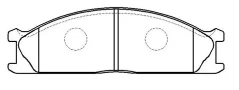 Brake Pad Set, disc brake (HP8374)