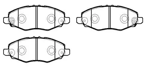 Brake Pad Set, disc brake (HP5243)