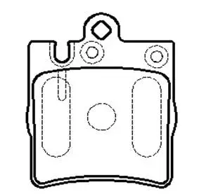 Brake Pad Set, disc brake (HP9533)