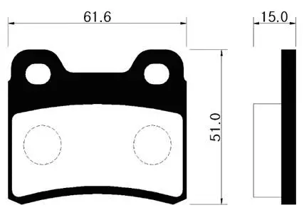 Brake Pad Set, disc brake (HP1004)