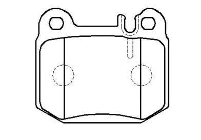 Brake Pad Set, disc brake (HP9638)