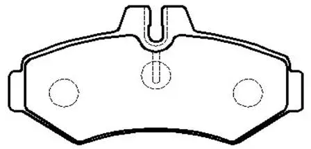 Brake Pad Set, disc brake (HP9548)