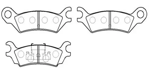 Brake Pad Set, disc brake (HP8243)