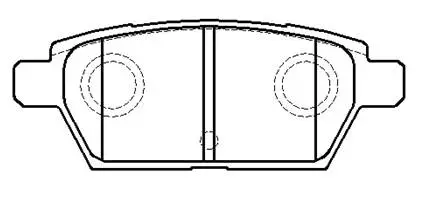 Brake Pad Set, disc brake (HP9191)
