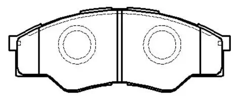 Brake Pad Set, disc brake (HP5266)