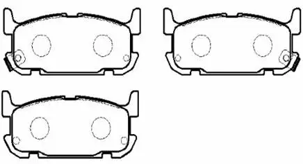 Brake Pad Set, disc brake (HP8260)