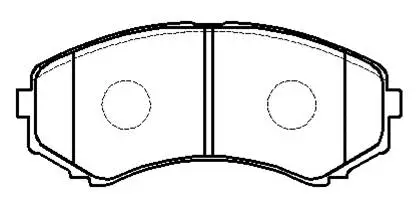 Brake Pad Set, disc brake (HP9187)