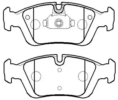 Brake Pad Set, disc brake (HP5031)
