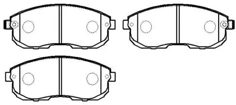 Brake Pad Set, disc brake (HP8347)