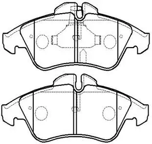 Brake Pad Set, disc brake (HP8285)