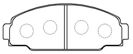 Brake Pad Set, disc brake (HP9107)