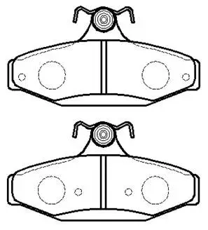 Brake Pad Set, disc brake (HP5131)