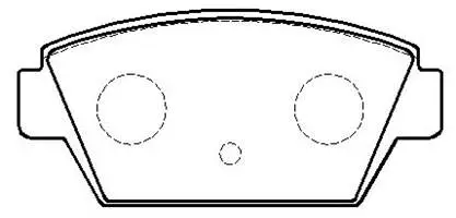 Brake Pad Set, disc brake (HP8288)