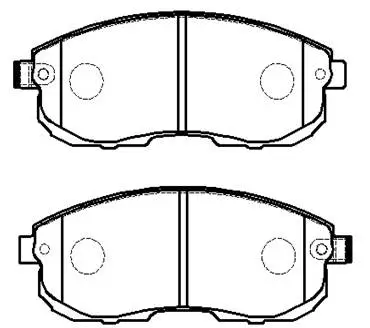 Brake Pad Set, disc brake (HP9071)