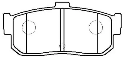 Brake Pad Set, disc brake (HP9052)