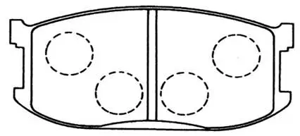 Brake Pad Set, disc brake (HP8256)