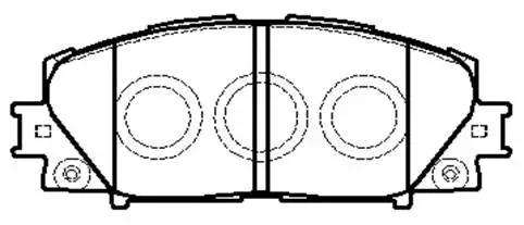 Brake Pad Set, disc brake (HP5245)