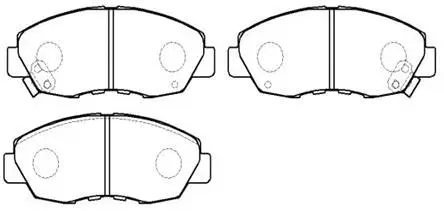 Brake Pad Set, disc brake (HP8151)