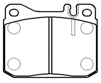 Brake Pad Set, disc brake (HP9315)