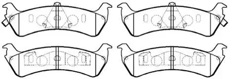 Brake Pad Set, disc brake (HP5231)