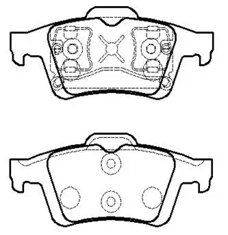 Brake Pad Set, disc brake (HP5142)