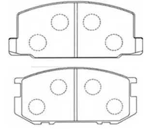 Brake Pad Set, disc brake (HP8454)