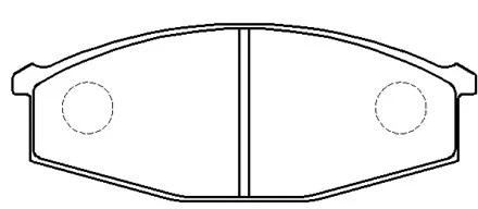 Brake Pad Set, disc brake (HP9004)