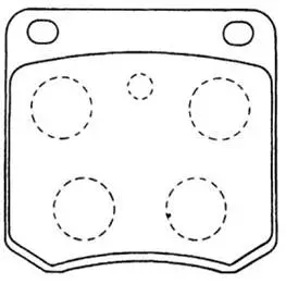 Brake Pad Set, disc brake (HP8338)