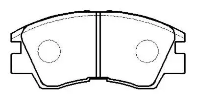 Brake Pad Set, disc brake (HP9275)