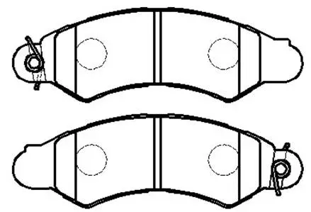 Brake Pad Set, disc brake (HP9306)