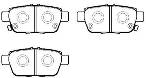 Brake Pad Set, disc brake (HP5298)