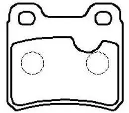 Brake Pad Set, disc brake (HP8376)